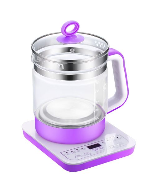 SKG全品類養(yǎng)生壺 1.8L玻璃壺身，唯品會專享的8大功能健康之選